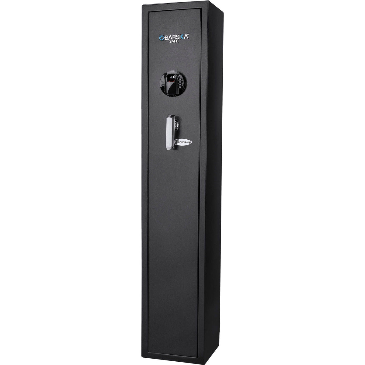 Biometric Keypad Rifle Safe with Electronic & Biometric Access - Black