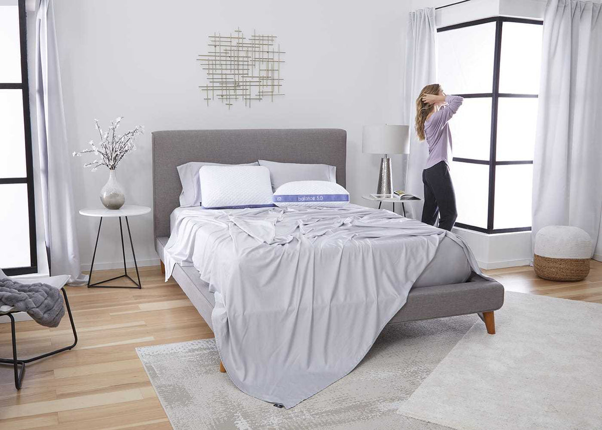 Balance Rectangle Air-Mesh Pillow with Dri-Tec Fabric - White
