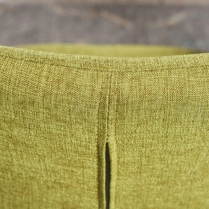 Elegant Dining Chair with Contoured Support - Orange, Dark Gray, Green
