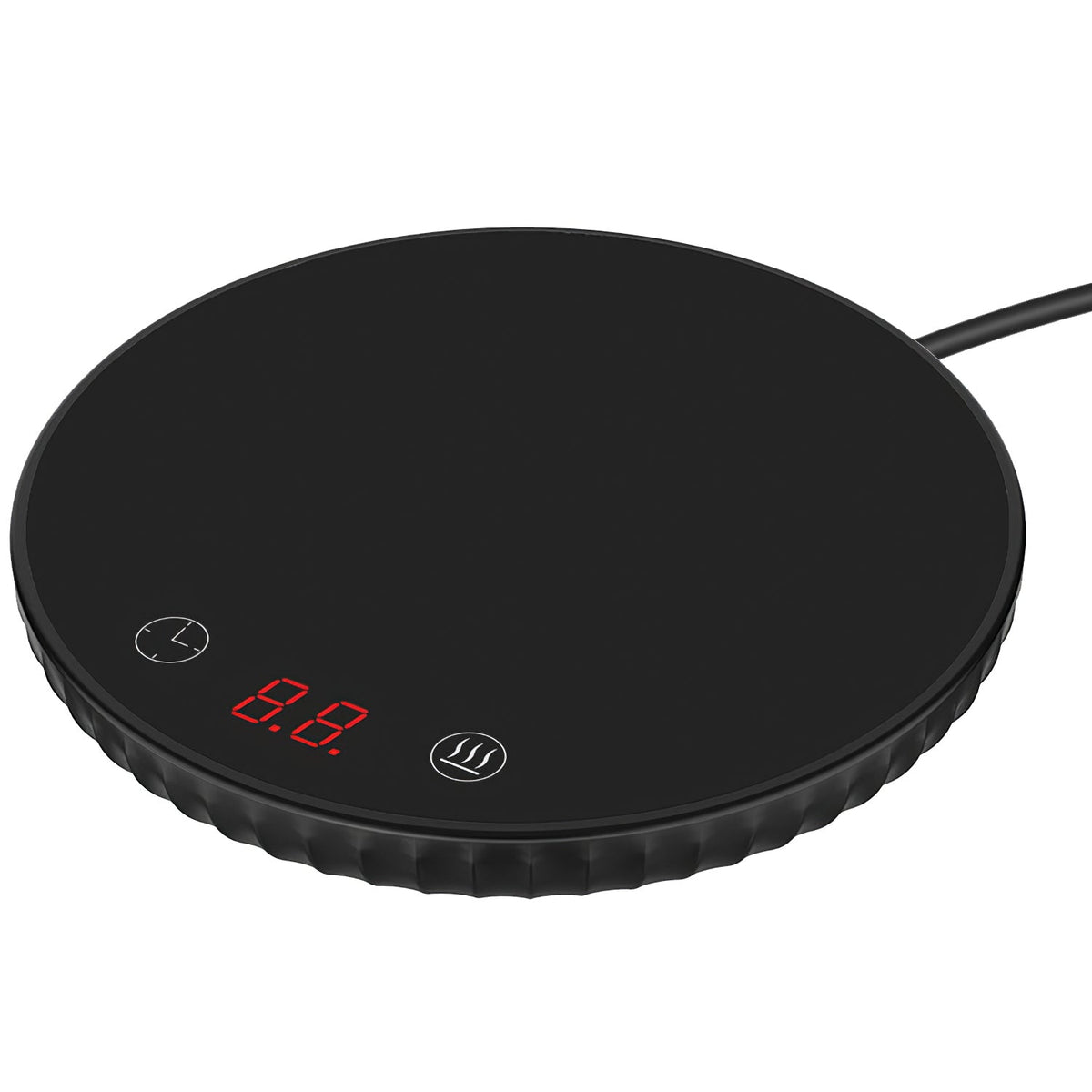 Desktop Electric Cup Warmer 8Hours Auto Off Overheating Protection Smart Timer Setting 2 Temperature Levels 104¡F to 140¡F Ceramic Heating Panel For O