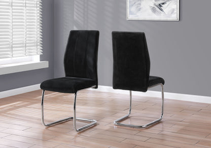 Contemporary Upholstered Dining Chair Set of 2