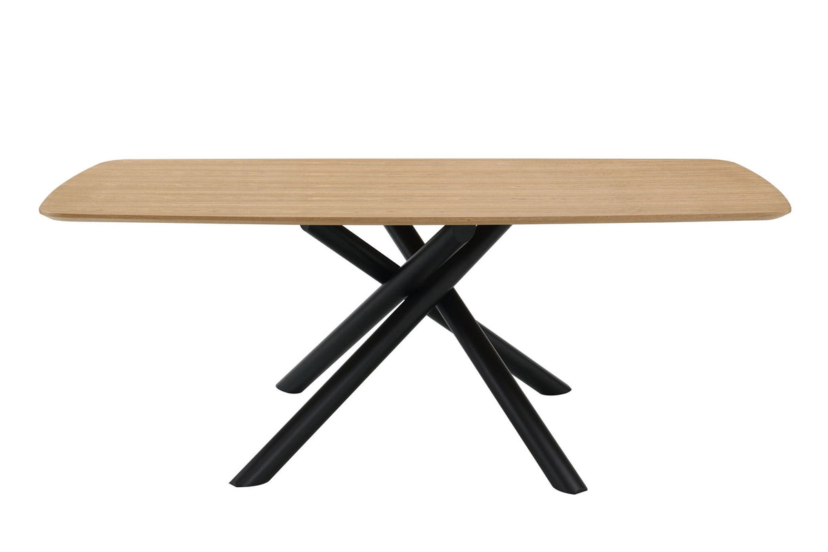 Natural Wood Dining Table with Contemporary Design - Lawton