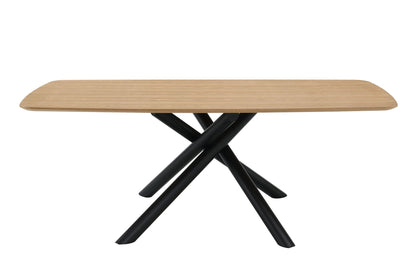 Natural Wood Dining Table with Contemporary Design - Lawton