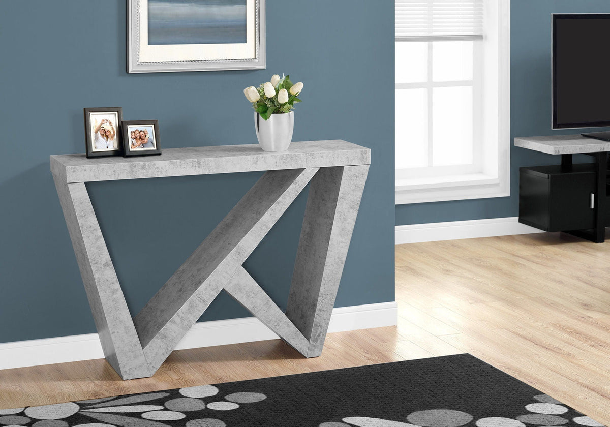 Accent Console Table with Durable Wood Construction - Multiple Colors