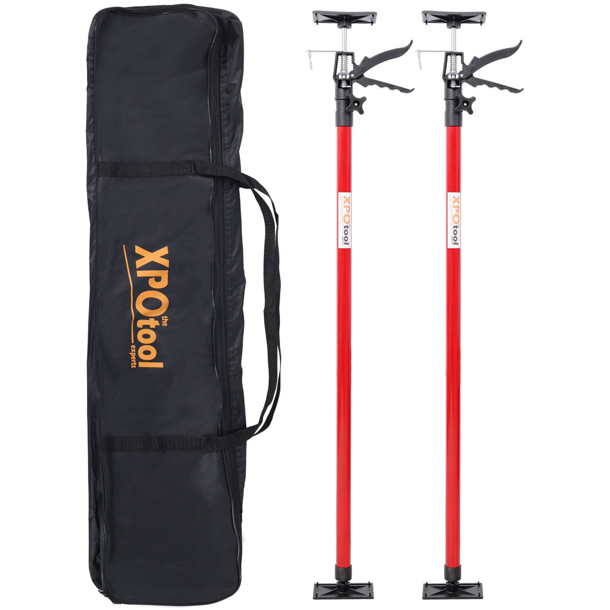 Adjustable Support Pole System with Non-Slip Pads and Carry Bag - Multiple Colors