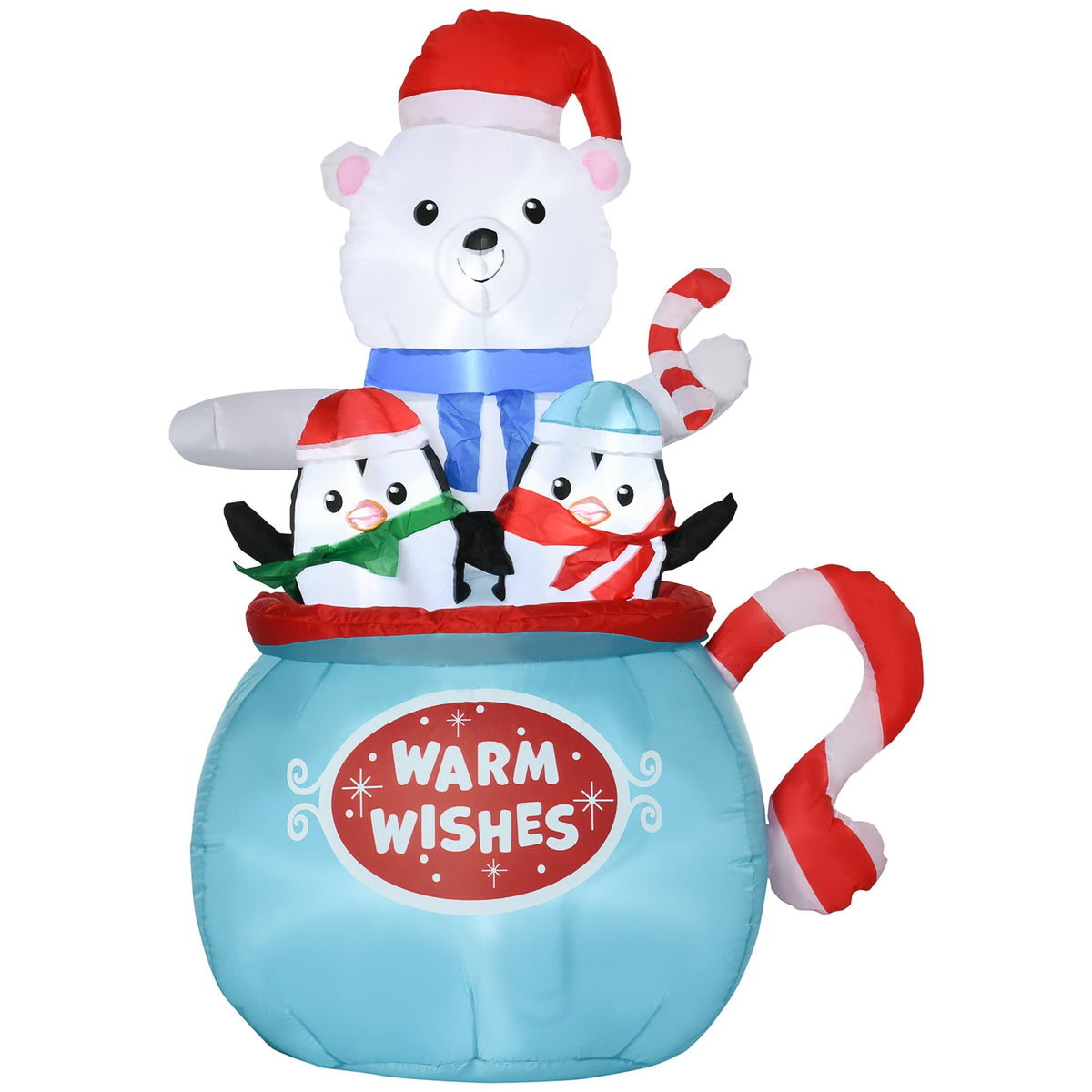 Outsunny 5ft Christmas Inflatable Outdoor Decoration