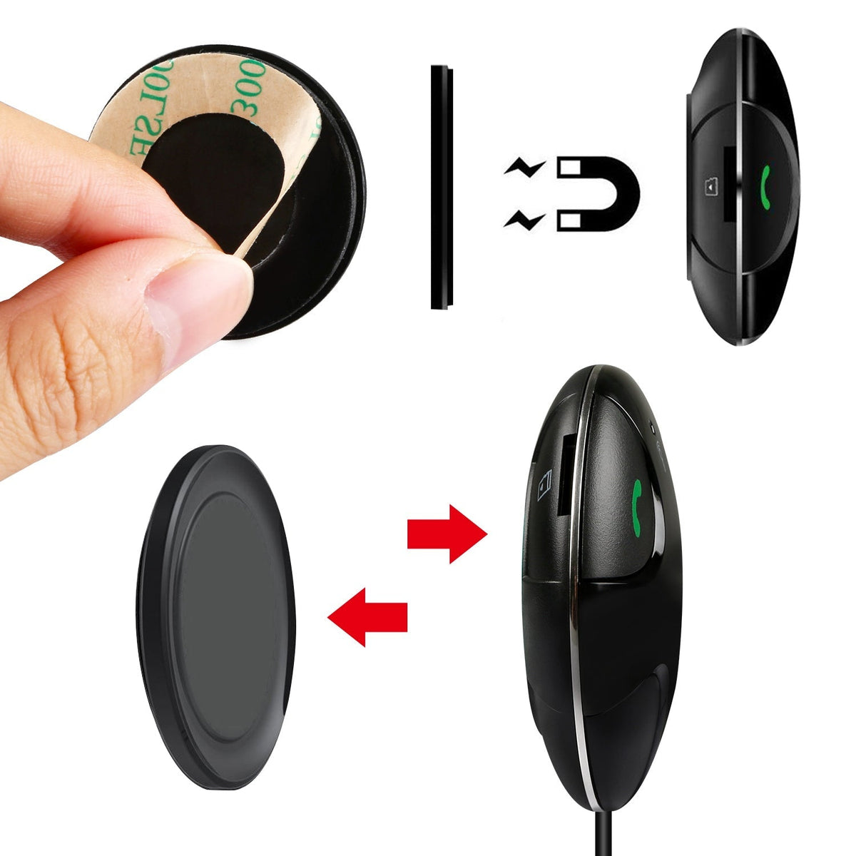 Wireless FM Transmitter wireless 4.2 Car Kit Fast USB Charge Hands-free Call MP3 Player TF Card LED Display for Car Audio System