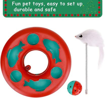 Interactive Cat Toy Set – Tower of Tracks