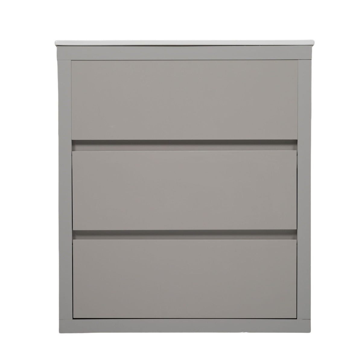 Double Sinks Bathroom Vanity Set with Ceramic Basins - Wood