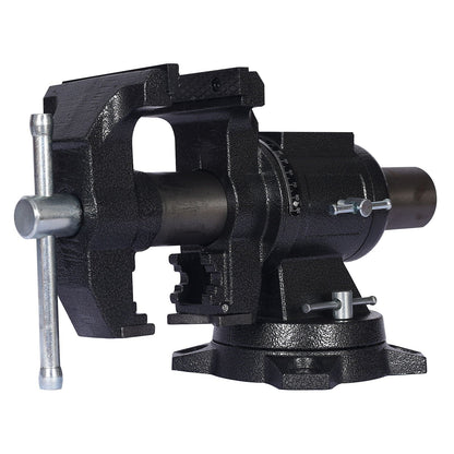 5-Inch Multi Jaw Bench Vise with 360° Swivel Base - Blue or Black