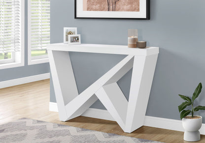 Accent Console Table with Durable Wood Construction - Multiple Colors
