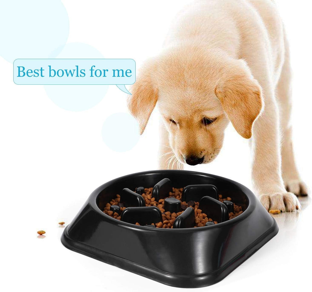 Dog Feeder Slow Eating Pet Bowl Eco-Friendly