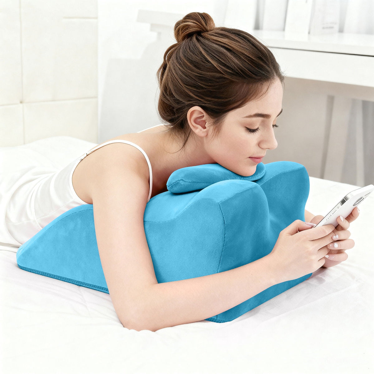 Ergonomic Spinal Posture Support Bed Pillow