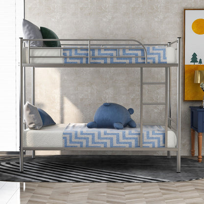 Steel Construction Bunk Bed with Convertible Design - Multiple Colors