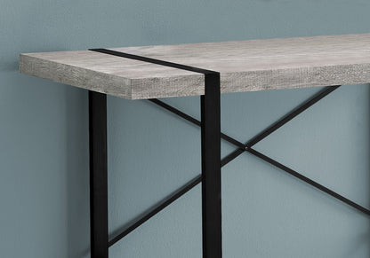 Industrial Computer Desk with Concrete-Look Tabletop - Multiple Colors
