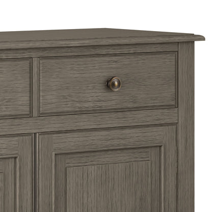 Connaught Handcrafted Entryway Storage Cabinet with Adjustable Shelves - Multiple Colors