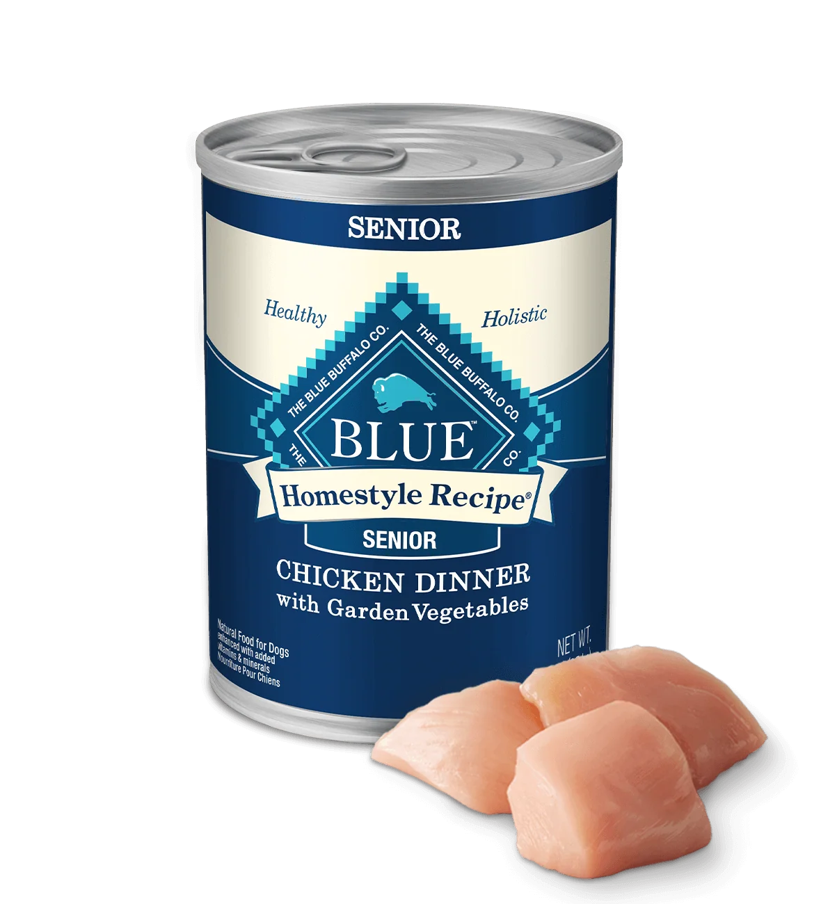 Blue Buffalo Senior Homestyle Chicken with Garden Vegetables Wet Dog Cans (12.5oz)