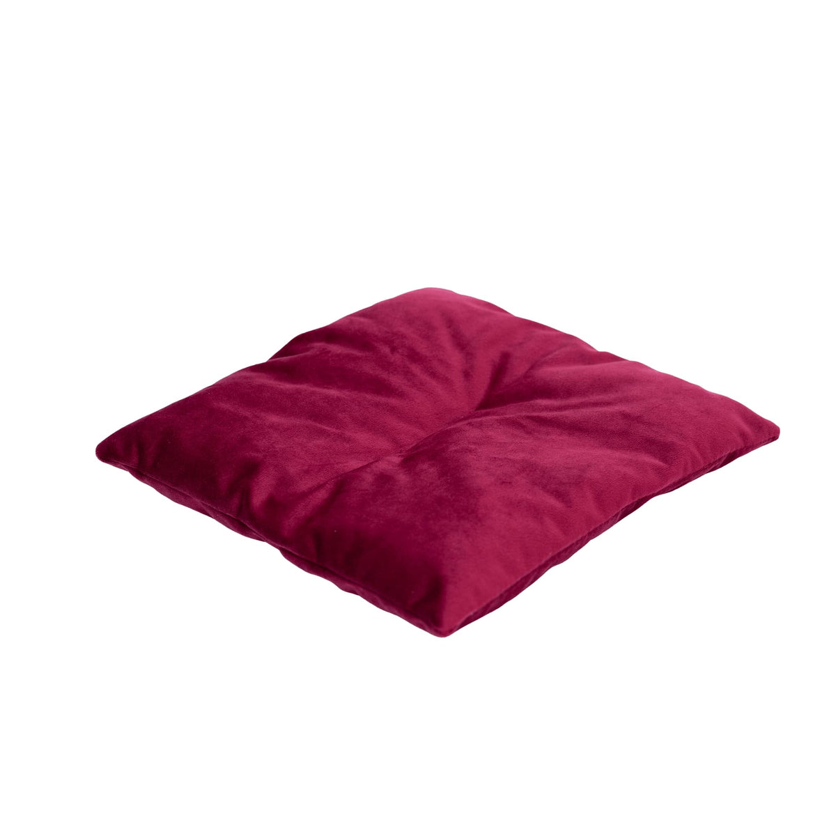 Cat Cushion Pillow - Burgundy