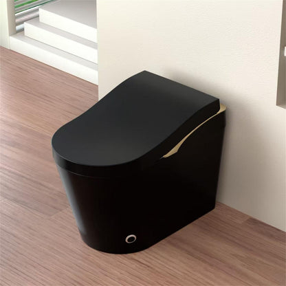 Tankless Modern Smart Toilet with Bidet and Auto Flush - White