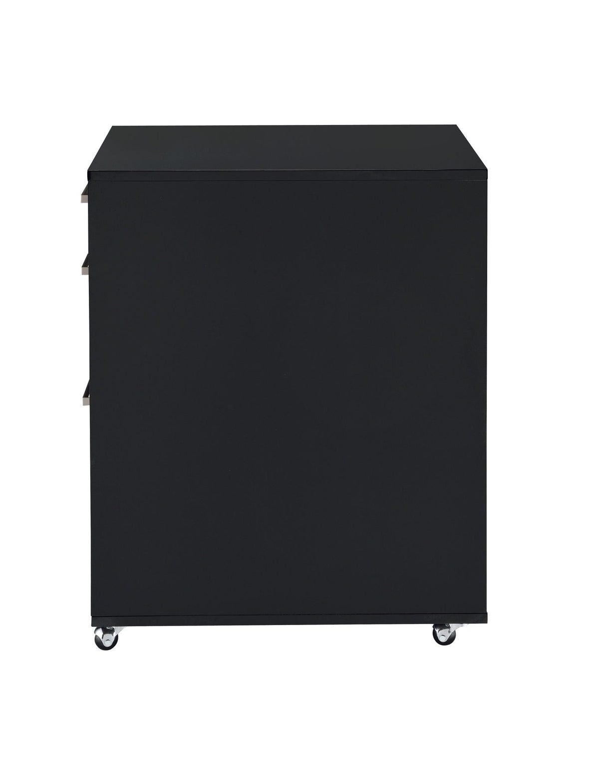 High Gloss Filing Cabinet with Fully Assembled Construction - White or Black