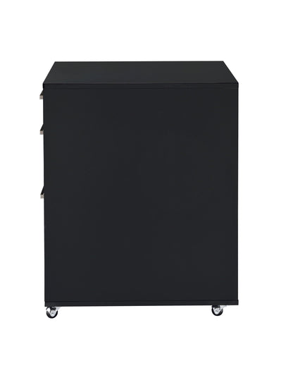 High Gloss Filing Cabinet with Fully Assembled Construction - White or Black