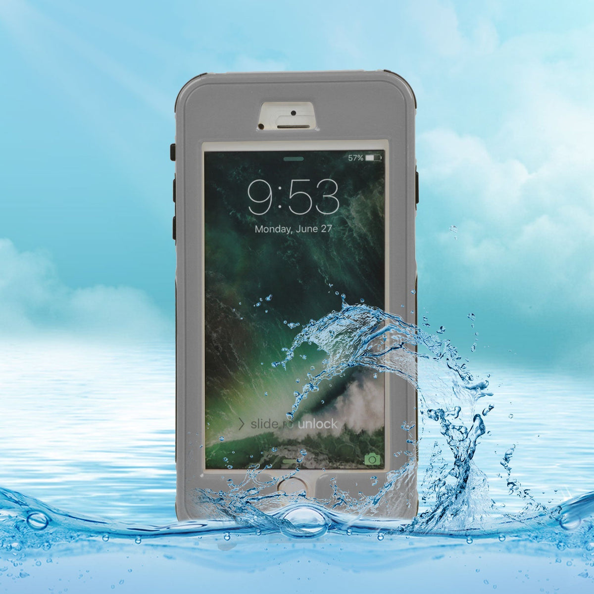 Rugged Water-proof Hybrid Full Cover Case For iPhone 6 Plus
