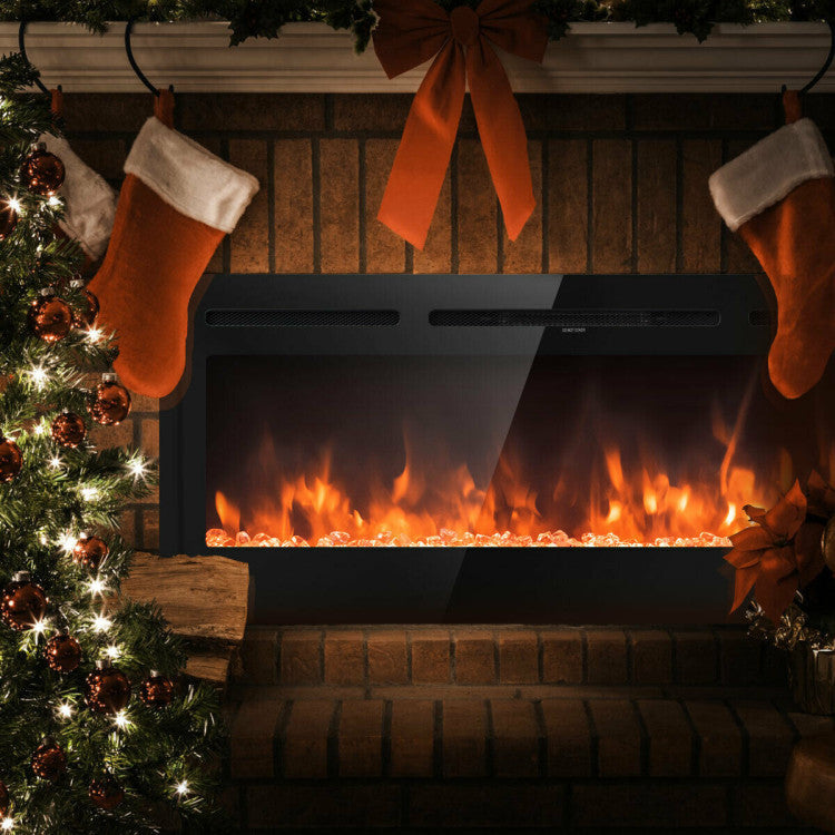 50" Electric Fireplace – Wall Mounted