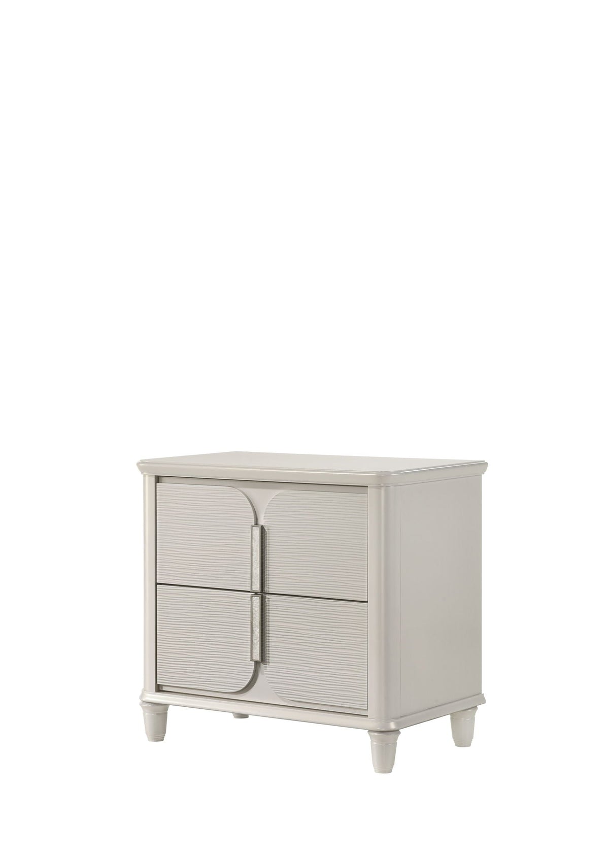Laveda Nightstand with Spacious Drawers - White