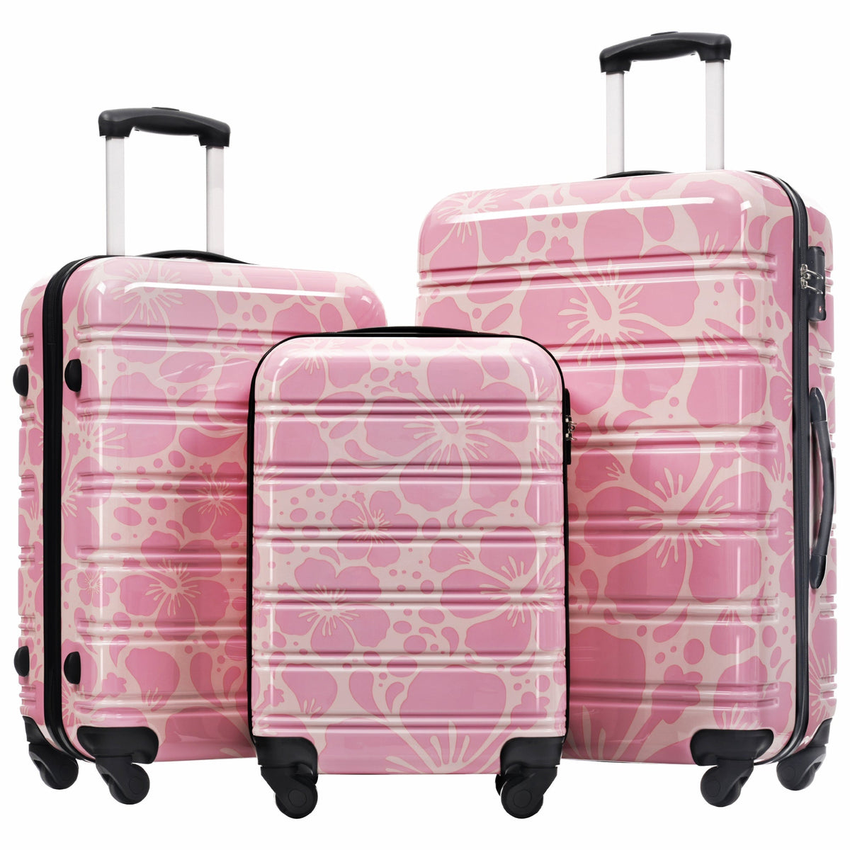 Hardshell 3-Piece Spinner Luggage Set with TSA Lock