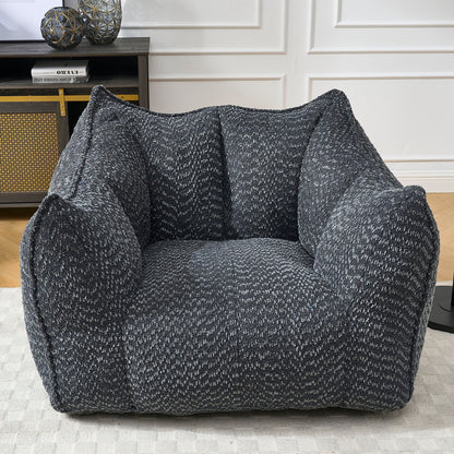Chenille Arm Chair with Highly Resilient Foam - Multiple Colors