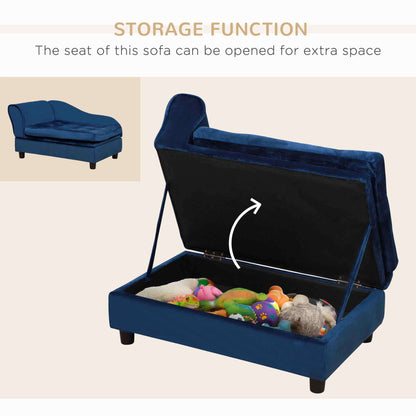 Luxury Dog Bed with Hidden Storage - Small Dogs