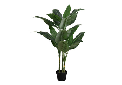 42" Tall Artificial Evergreen Tree with Realistic Lifelike Leaves - Dark Green