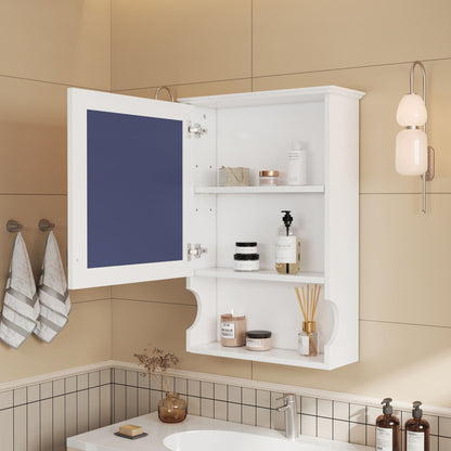 Wall Mounted Bathroom Storage Cabinet With Mirror