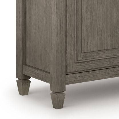 Connaught Handcrafted Entryway Storage Cabinet with Adjustable Shelves - Multiple Colors