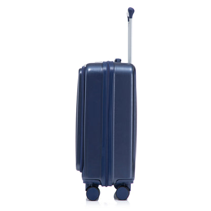 ABS Spinner Luggage Set with Combination Lock - Navy