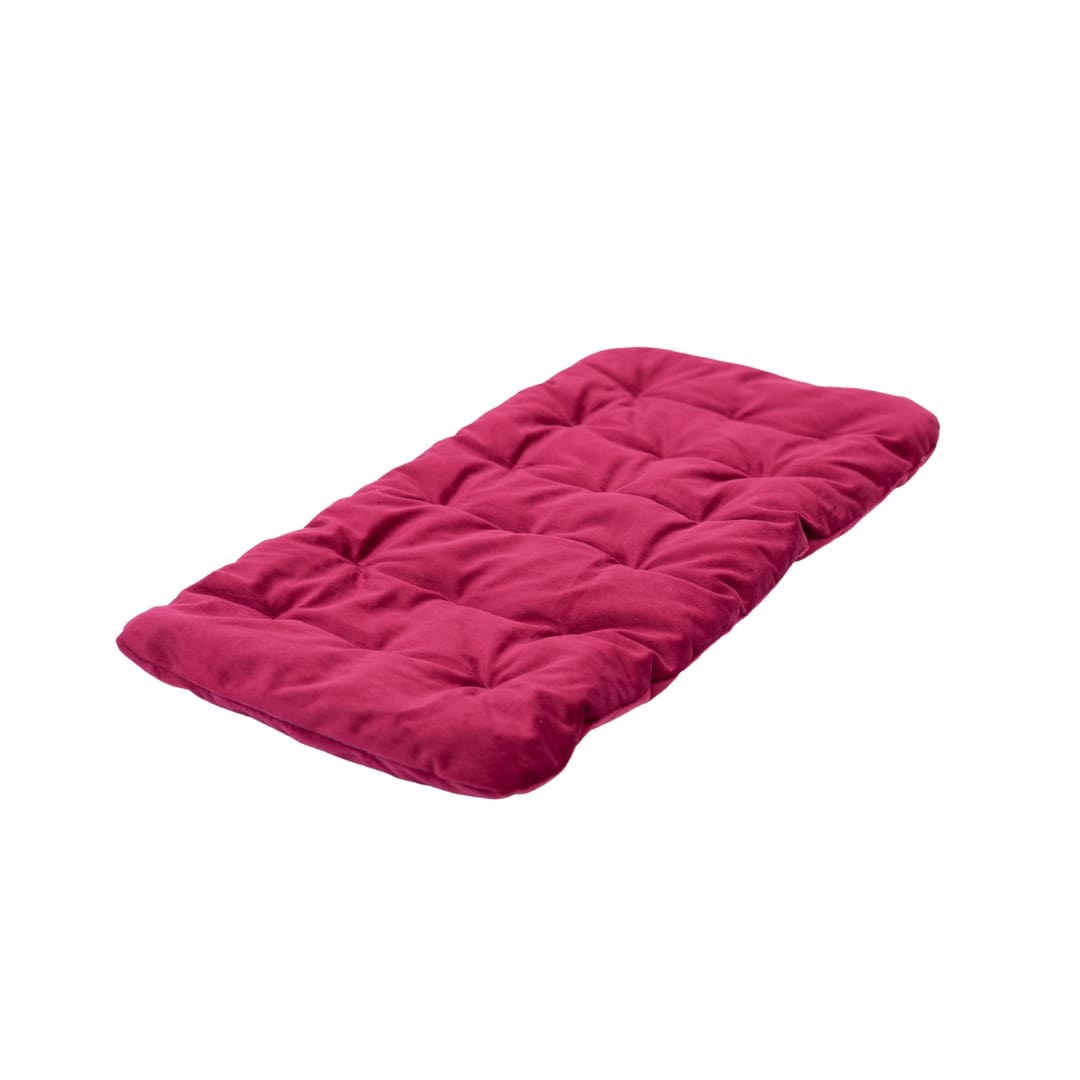 Sleeping Cat Pillow - Burgundy