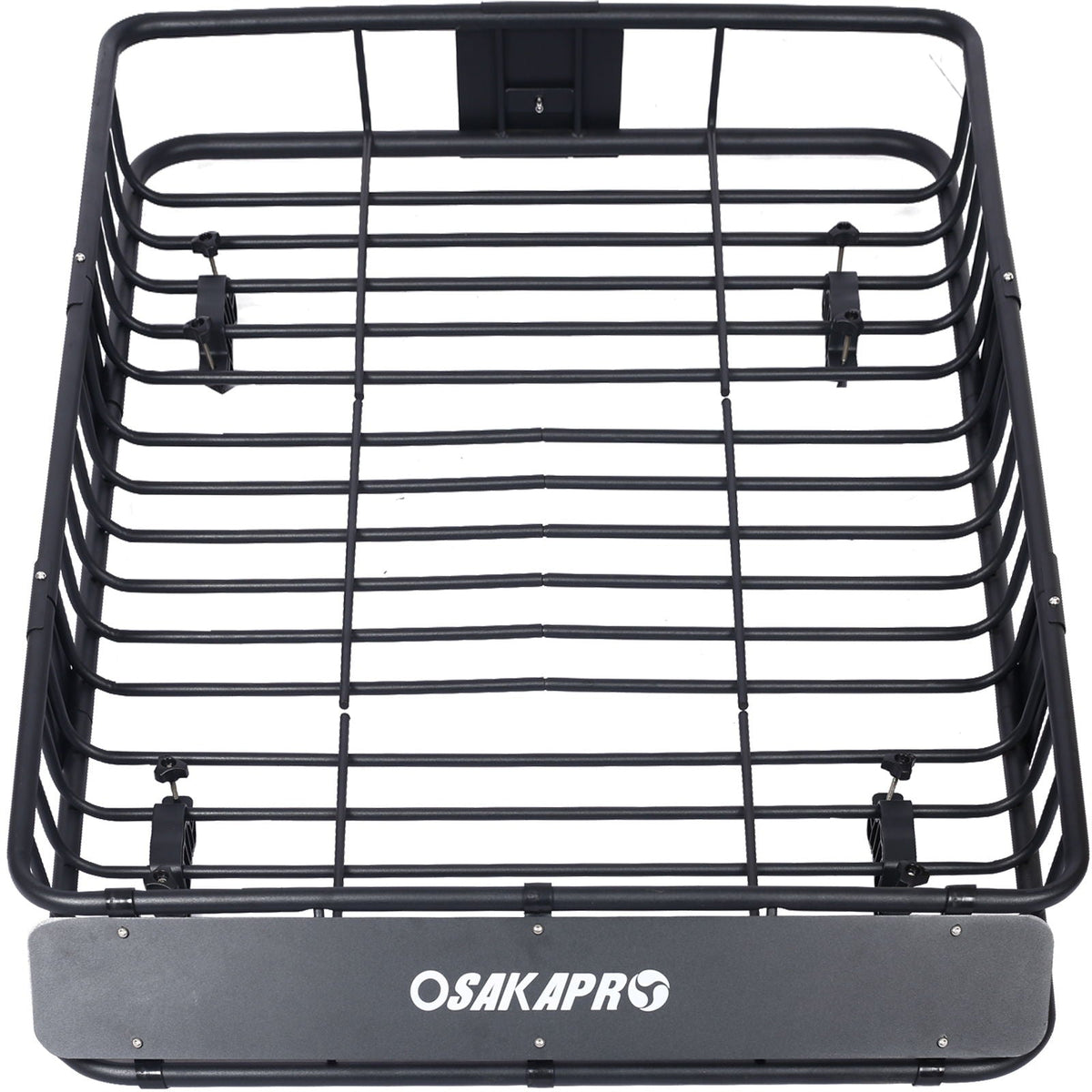 Rooftop Cargo Carrier Basket Steel Universal Fit - Black