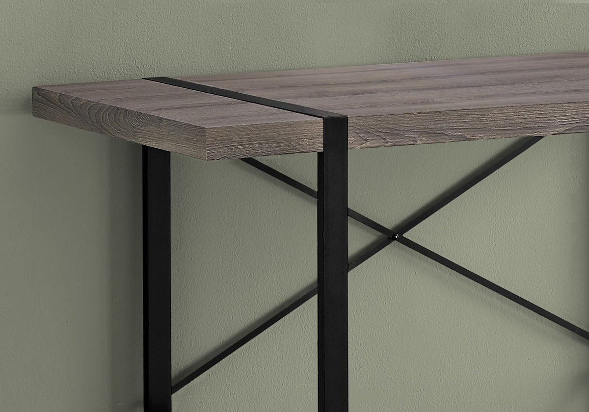 Modern Computer Desk for Home Office with Thick-Panel Desktop – Multiple Colors
