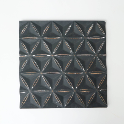 Black Square Modern Wall Art with Sleek Modern Design - Black