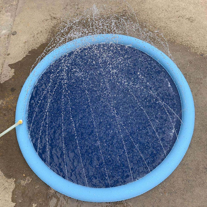 Pet Dog Sprinkler Pad Play Cooling Mat