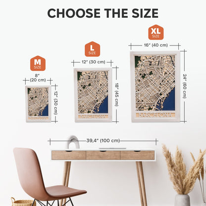 3D City Map Barcelona