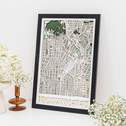 3D City Map Los Angeles