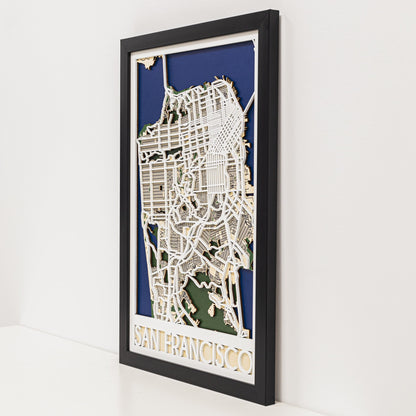 3D City Map San Francisco