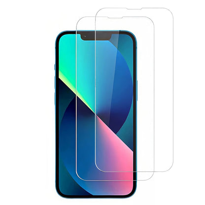 2Pcs HD Clear Screen Protectors Tempered Glass Film Full Coverage Screen Protector Fit for IOS Phone 14/14Plus/14Pro/14Pro Max/13/13Pro/13Max/12/12Pro