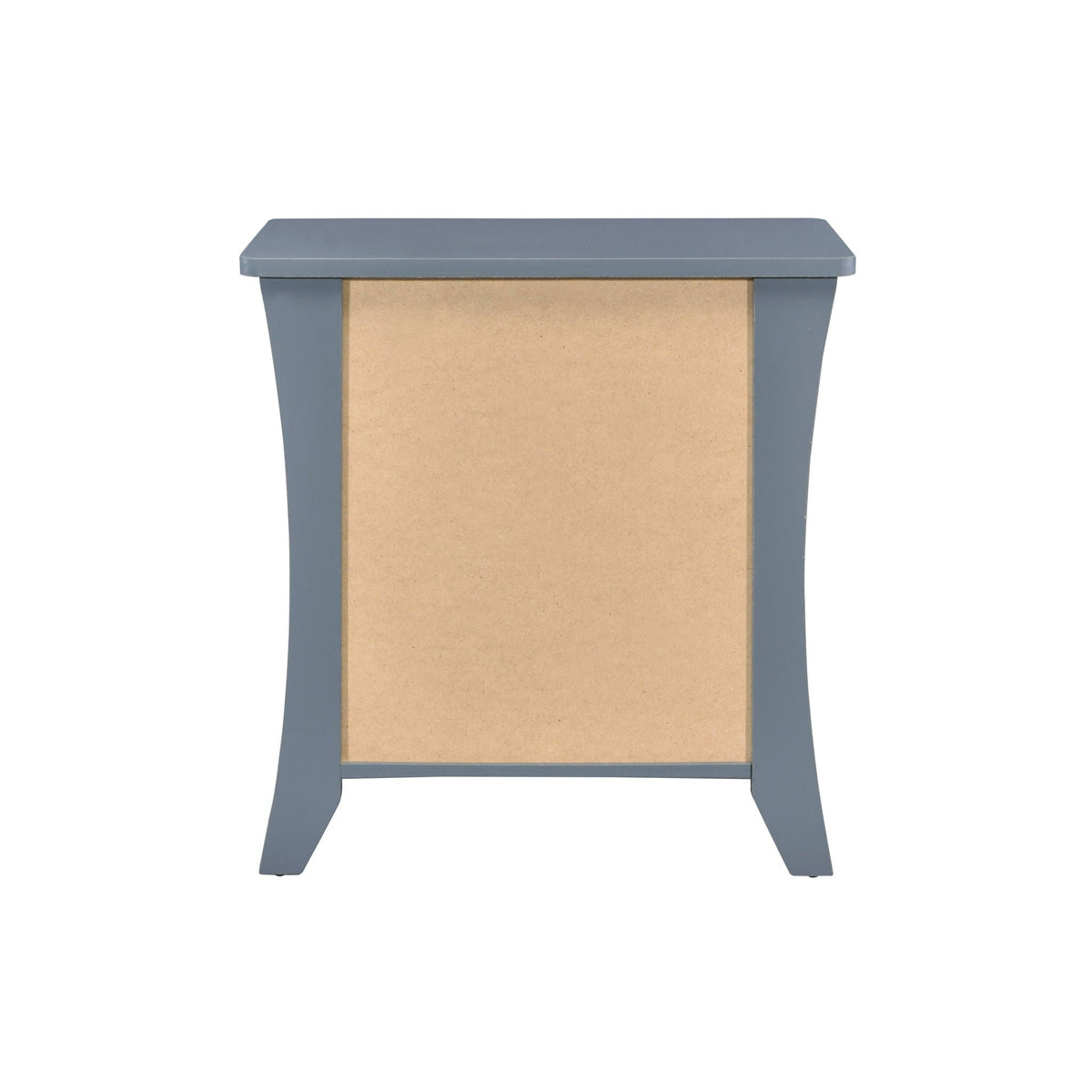 Accent Nightstand with Functional Storage - Dark Gray or Light Brown