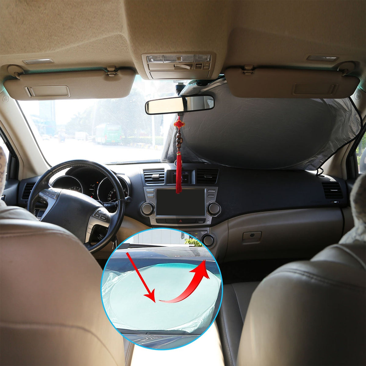 Foldable Car Windshield Visor Protector