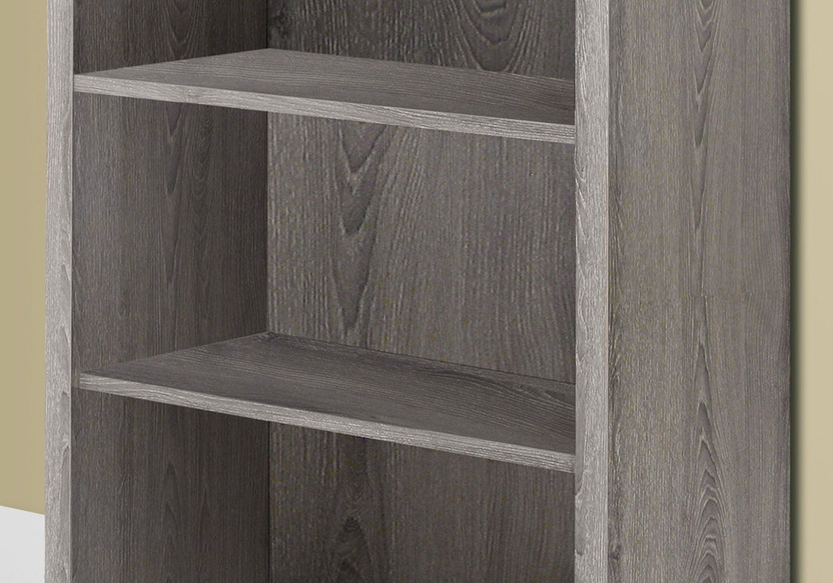 5 Tier Modern Bookcase with Adjustable Shelves - Multiple Colors