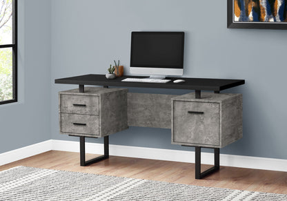 60" Computer Desk with Storage Drawers – Home Office Writing Desk