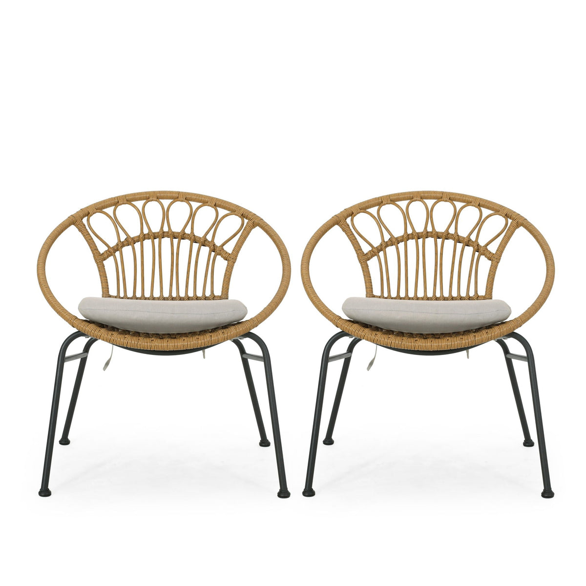 Banya Chair Set of 2 - Light Brown