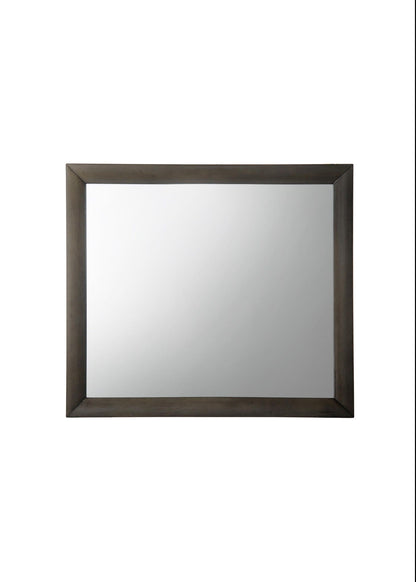 Contemporary Design Mirror with Modern Frame - Black, White, Dark Brown, Dark Gray